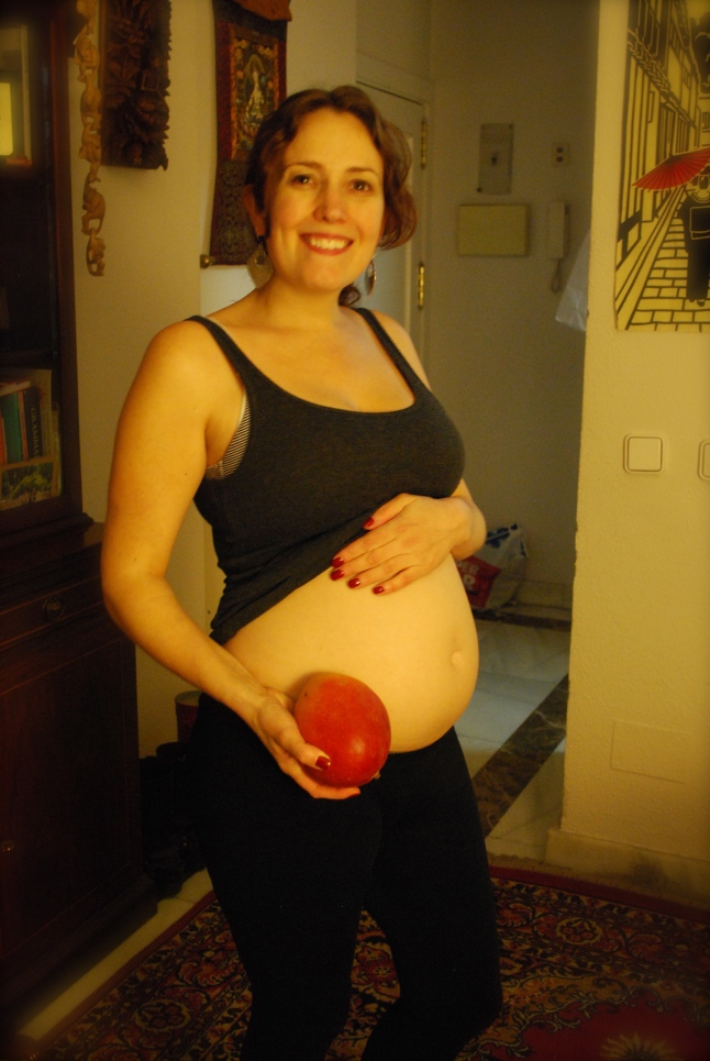 At 19 weeks, the baby is the size of a mango
