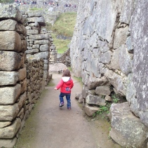 Running around Machu Picchu
